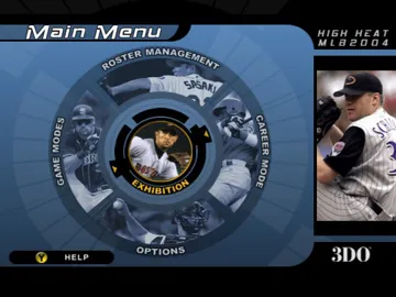 High Heat Major League Baseball 2004 (USA) screen shot title